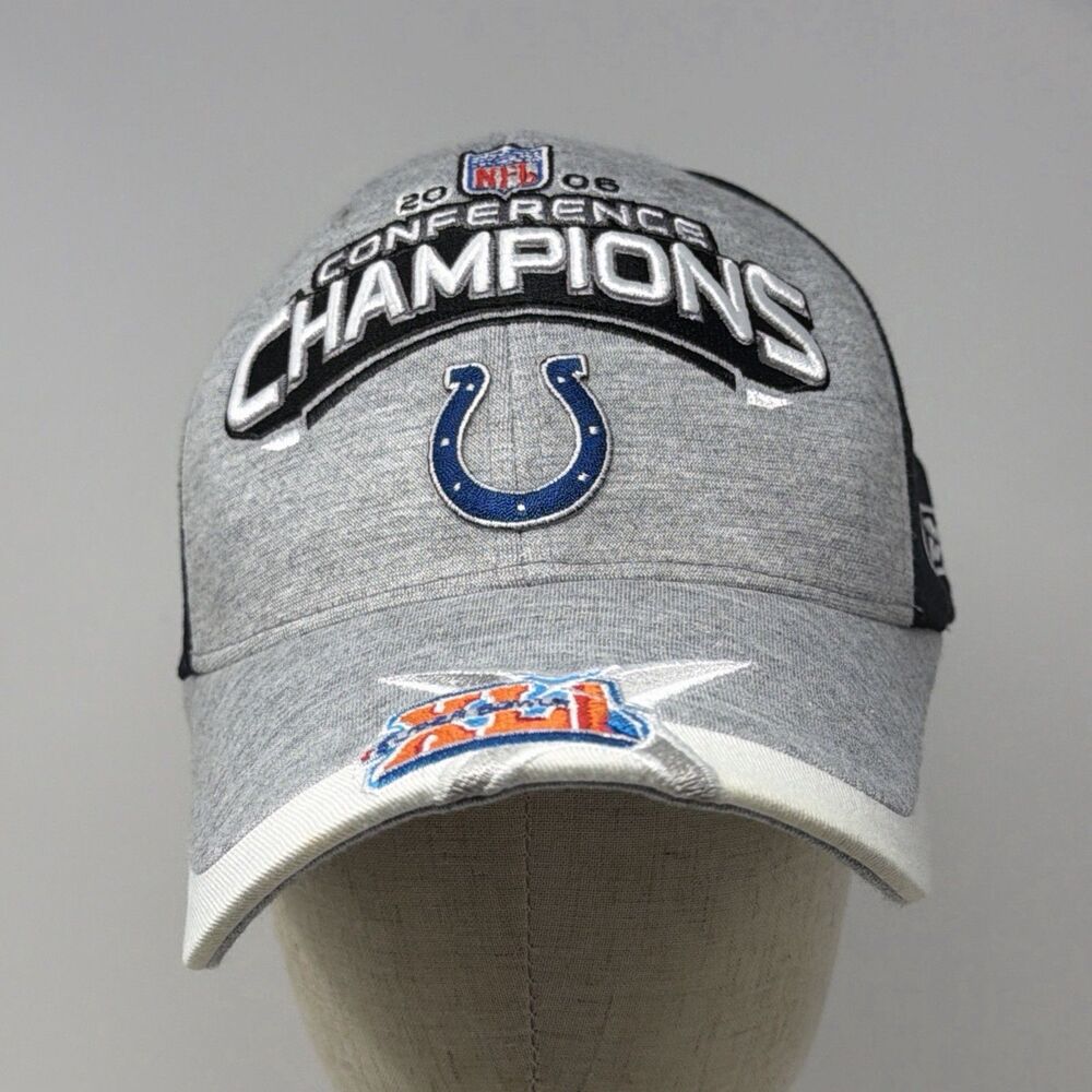 Reebok Indianapolis Colts AFC Champions Super Bowl XLI Hat Cap OSFA NFL